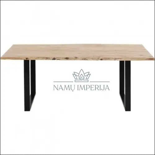 Medžio masyvo valgomojo stalas VI712 - €445 Save 50% __label:Pristatymas 1-2 d.d., color-juoda, color-ruda,