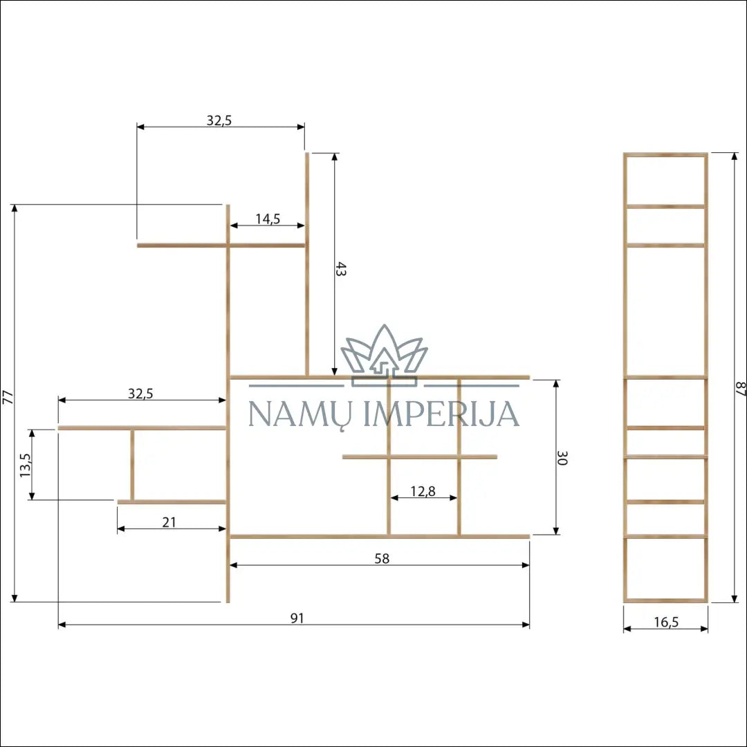 Metalinė sieninė lentyna SI738 - €66 Save 65% 50-100, __label:Pristatymas 1-2 d.d., biuro-baldai, biuro-lentynos,