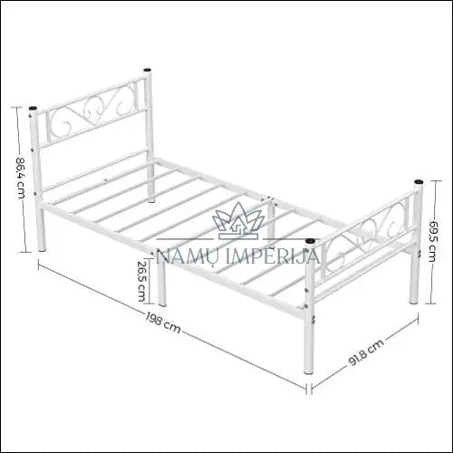 Metalinės lovos rėmas SM716 - €115 Save 10% 100-200, __label:Pristatymas 5-14 d.d., lovos-miegamojo, notouch10,