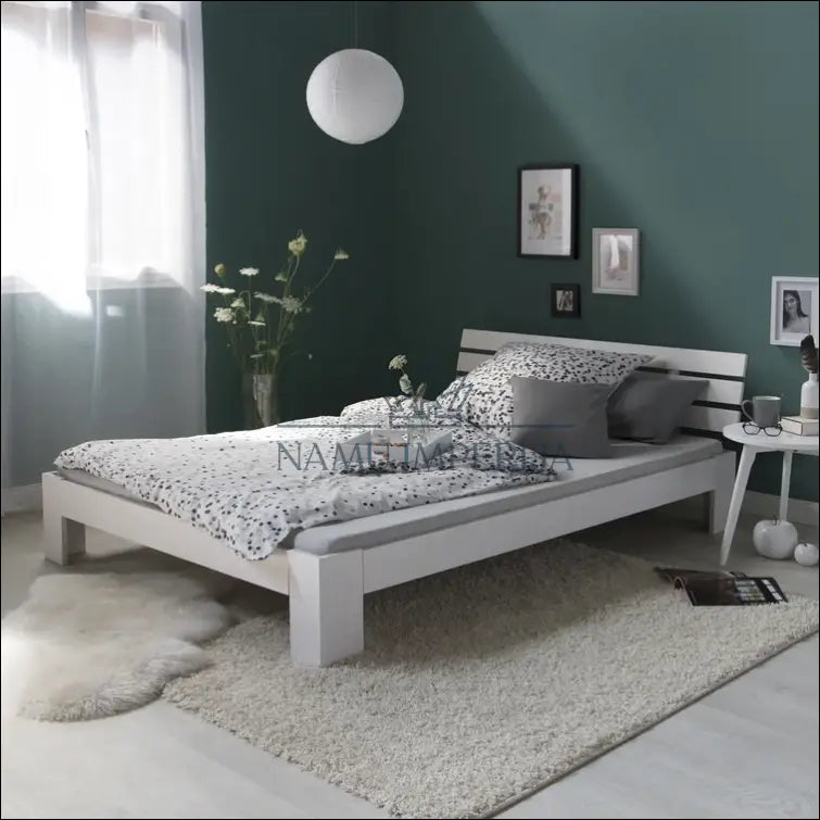 Miegamojo lova (120x200cm) GI397 - €115 Save 50% 100-200, __label:Pristatymas 1-2 d.d., color-balta, lovos-miegamojo,