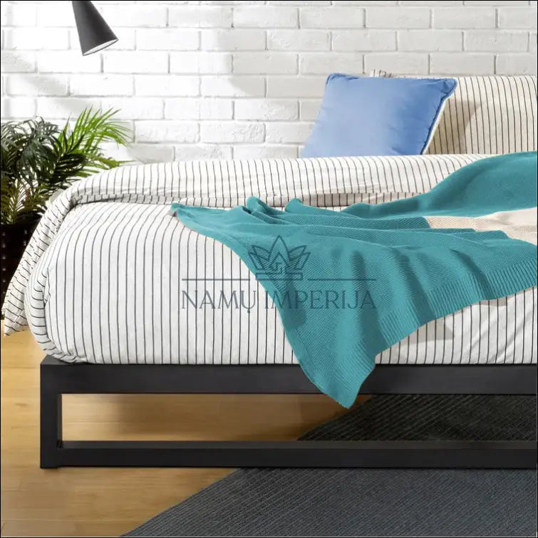 Miegamojo lova (135x200cm) GI297 - €59 Save 60% 50-100, __label:Pristatymas 1-2 d.d., color-juoda, lovos-miegamojo,