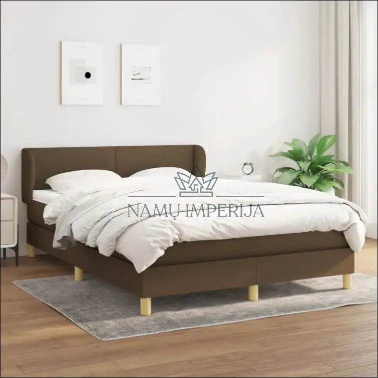 Miegamojo lova (140x200cm) GI272 - €185 Save 65% 100-200, __label:Pristatymas 1-2 d.d., color-ruda, lovos-miegamojo,