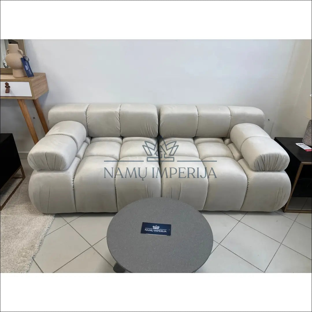 Modulinė sofa MI589 - €340 Save 50% __label:Pristatymas 1-2 d.d., color-kremas, material-aksomas,