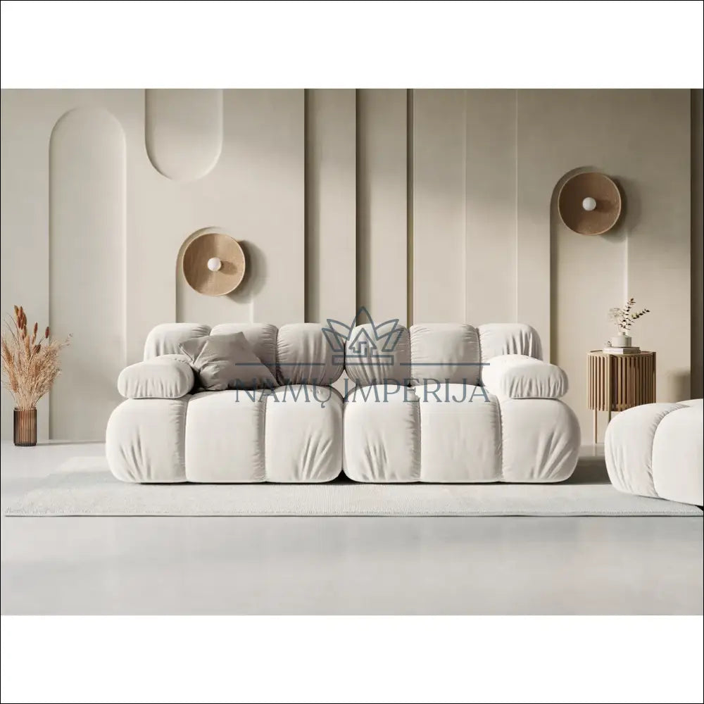 Modulinė sofa MI589 - €340 Save 50% __label:Pristatymas 1-2 d.d., color-kremas, material-aksomas,