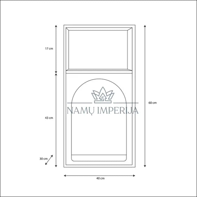 Naktinis staliukas GI394 - €100 Save 50% 100-200, __label:Pristatymas 1-2 d.d., color-pilka, material-mdf, miegamojo