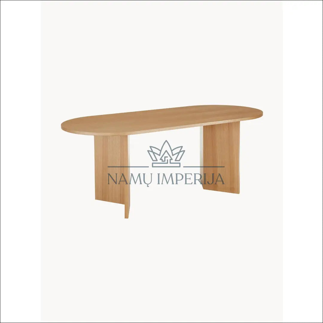 Ovalus valgomojo stalas VI708 - €110 Save 85% 100-200, __label:Pristatymas 1-2 d.d., color-ruda, material-mdf,