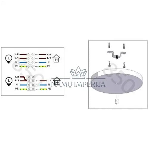 Pakabinamas šviestuvas DI5058 - €37 Save 65% 25-50, __label:Pristatymas 1-2 d.d., color-juoda, interjeras,