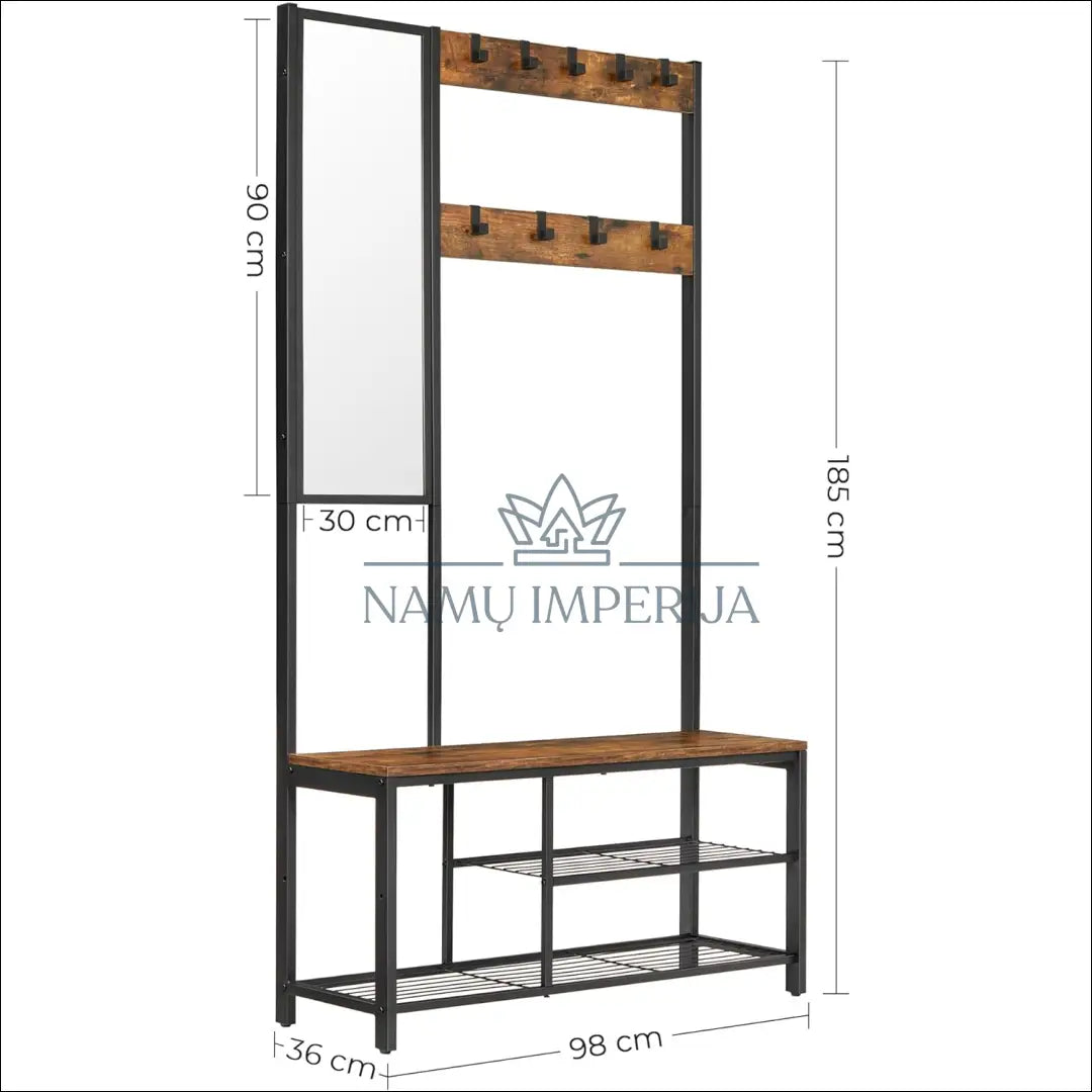 Paltų kabykla su batų lentynomis SM616 - €110 Save 30% 100-200, __label:Pristatymas 5-14 d.d., notouch30,