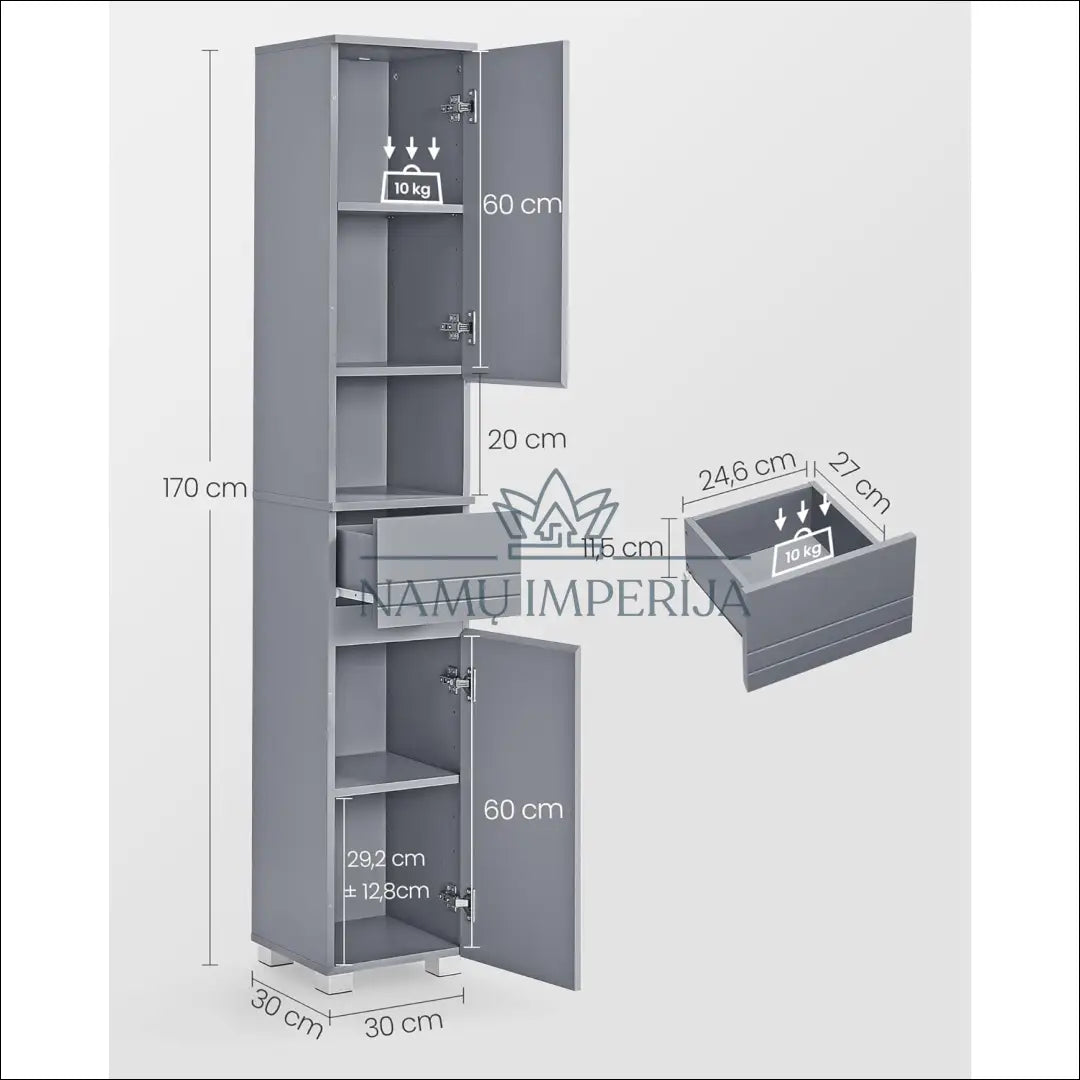 Pastatoma spintelė SM573 - €128 Save 30% 100-200, __label:Pristatymas 5-14 d.d., NEW-SONGMICS, notouch30, song