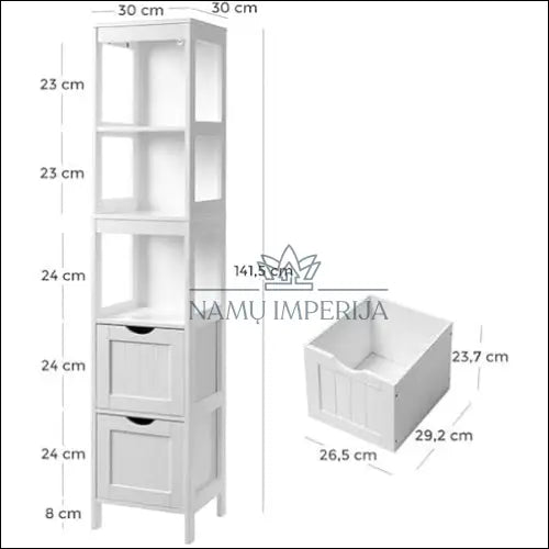 Pastatoma spintelė SM584 - €144 Save 30% 100-200, __label:Pristatymas 5-14 d.d., notouch30, pastatoma-lentyna, song