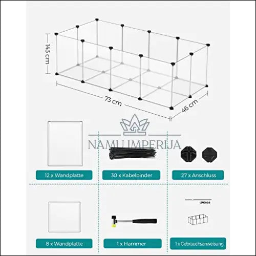 Plastikinis gyvūno narvas SM816 - €65 Save 30% 50-100, __label:Pristatymas 5-14 d.d., gyvunai, narvas, notouch30