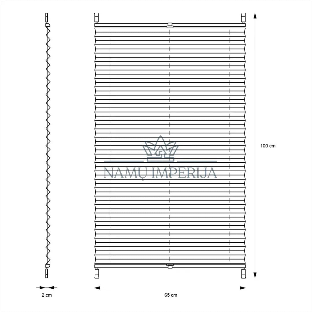 Plisuota žaliuzė DI5224 - €9 Save 60% __label:Pristatymas 1-2 d.d., color-rozine, material-poliesteris, tekstile,