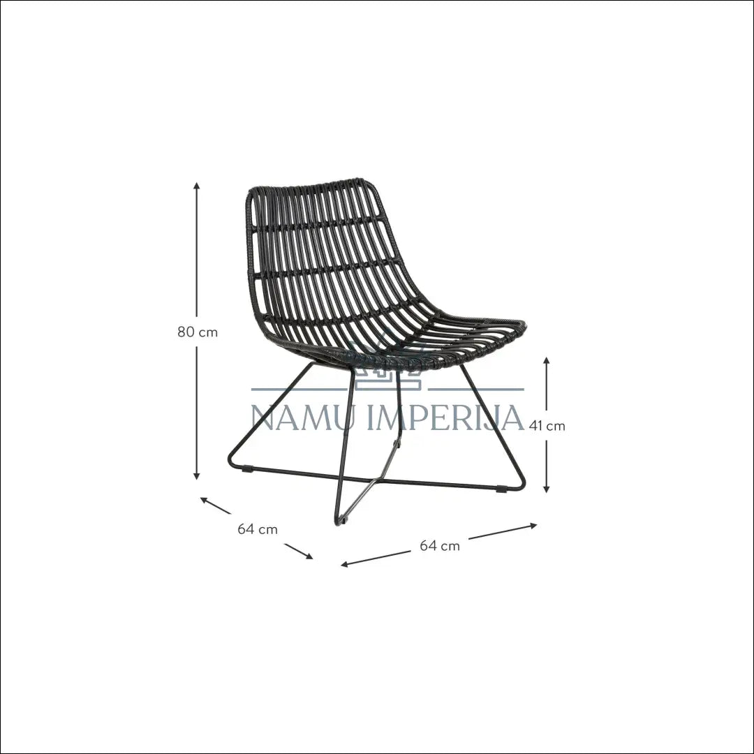 Poilsio kėdė LI392 - €66 Save 70% 50-100, __label:Pristatymas 1-2 d.d., color-juoda, foteliai, kedes-valgomojo