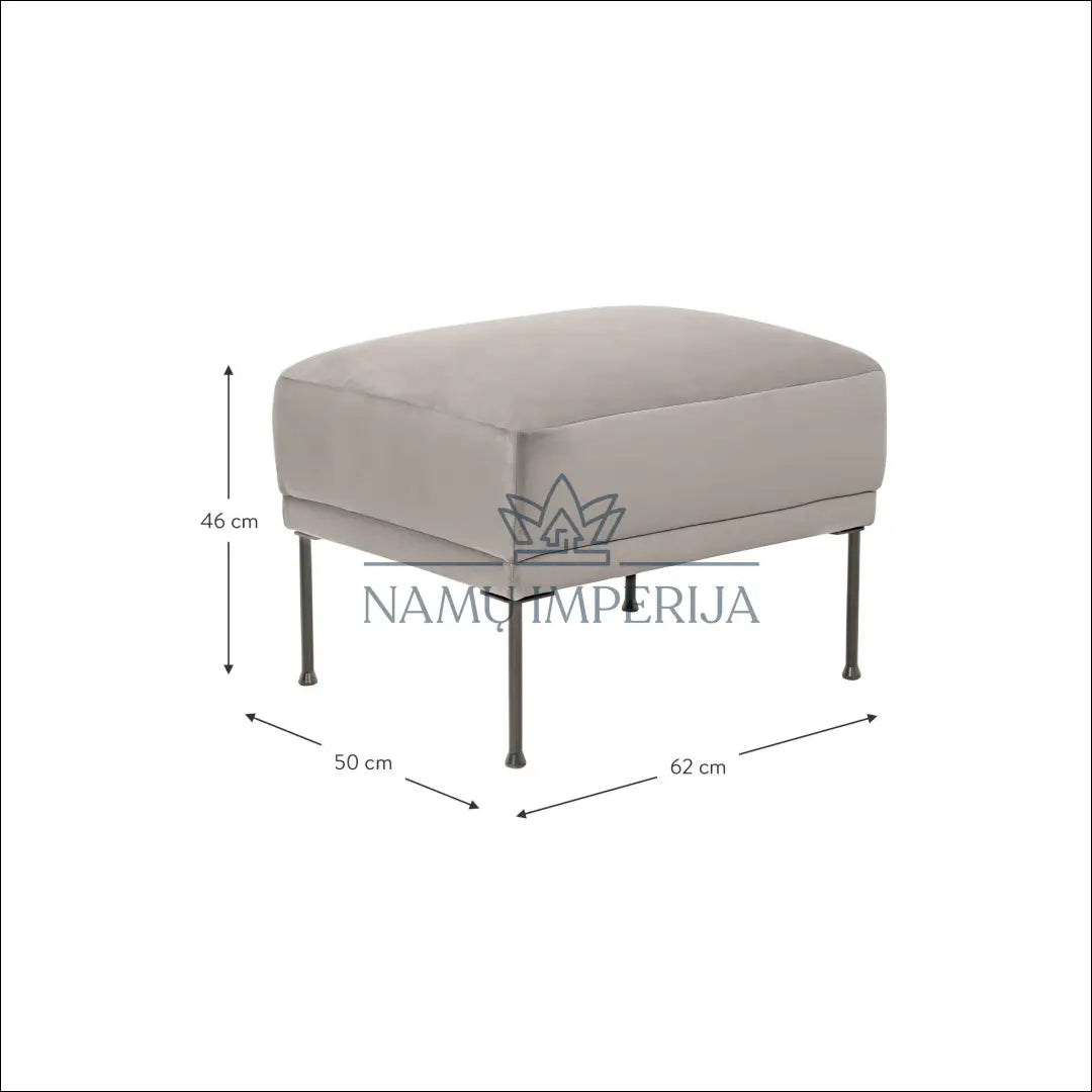 Pufas MI225 - €120 Save 50% 100-200, __label:Pristatymas 1-2 d.d., color-smelio, material-aksomas,