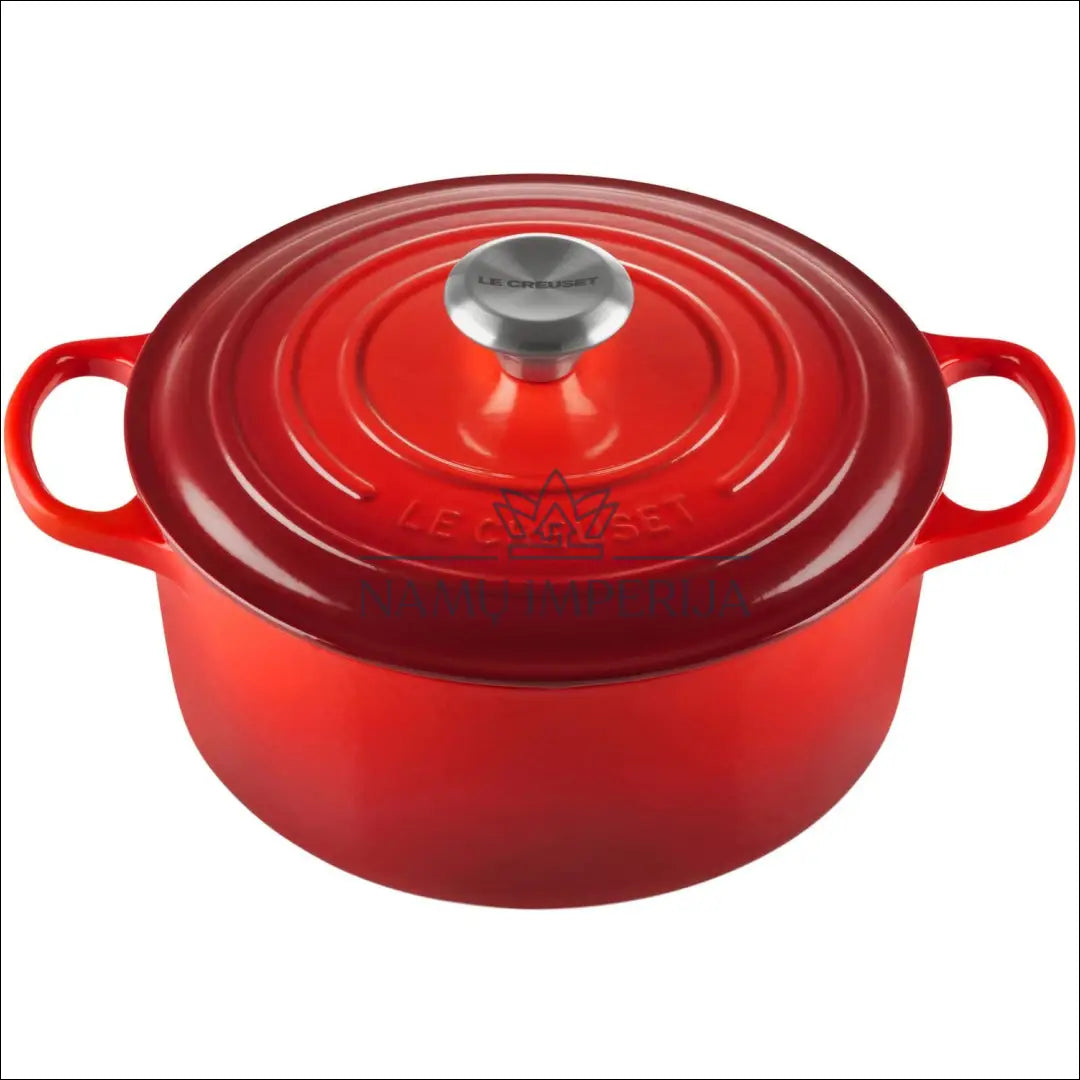 Puodas ’Le Creuset’ DI4796 - €87 Save 65% 50-100, __label:Pristatymas 1-2 d.d., color-kremas, color-raudona,