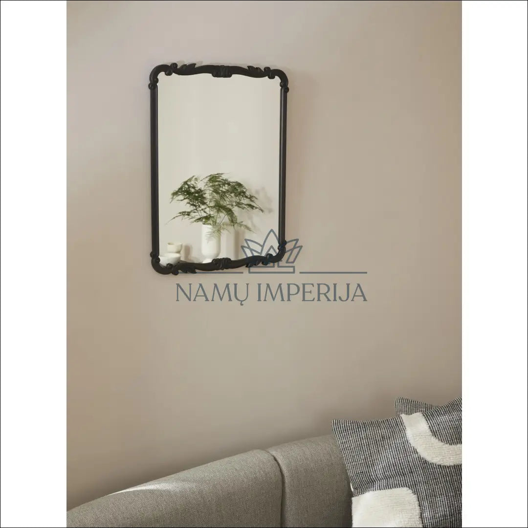 Sieninis veidrodis DI4123 - €63 Save 65% 50-100, __label:Pristatymas 1-2 d.d., color-juoda, interjeras, material-mdf