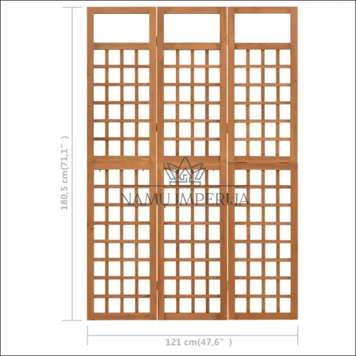 Širma KI379 - €27 Save 65% 25-50, __label:Pristatymas 1-2 d.d., color-ruda, dekoracijos, interjeras €25 to €50