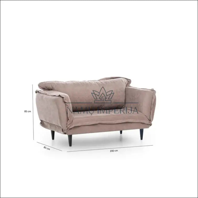 Sofa-lova MI222 - €300 Save 50% __label:Pristatymas 1-2 d.d., color-smelio, material-aksomas, material-poliesteris,