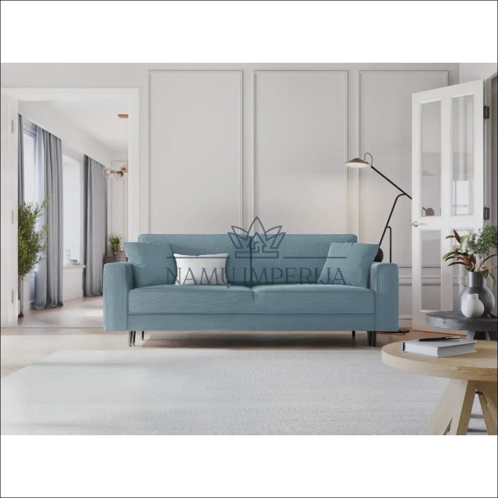Sofa-lova MI490 - €1,350 Save 50% __label:Pristatymas 1-2 d.d., color-melyna, material-aksomas, minksti, over-200