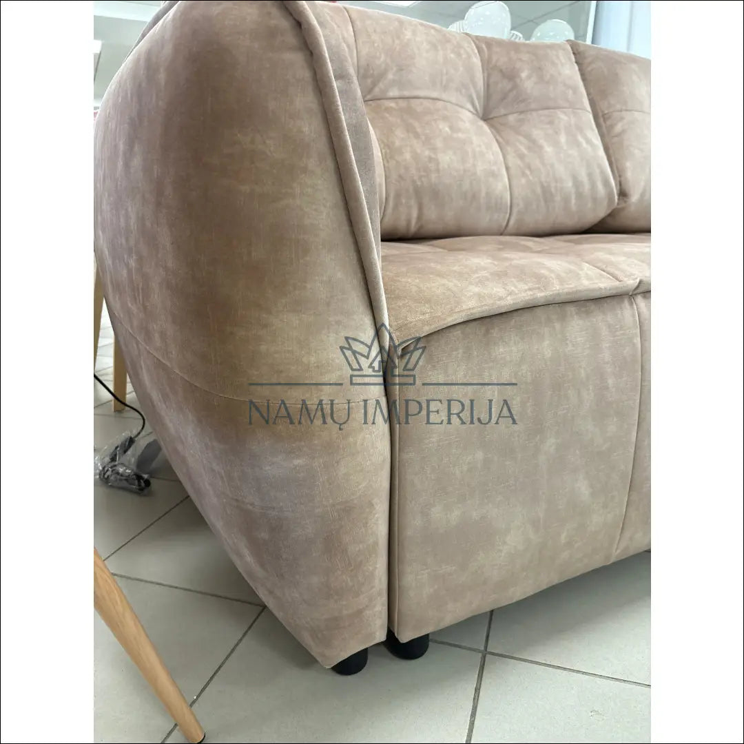 Sofa - lova MI586 - €1,035 Save 10% __label:Pristatymas 1-2 d.d., color-smelio, material-aksomas,