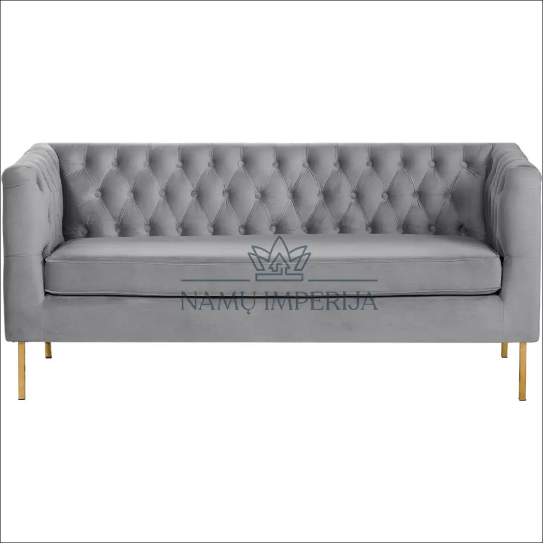 Sofa MI204 - €649 Save 50% __label:Pristatymas 1-2 d.d., color-auksine, color-pilka, material-aksomas,