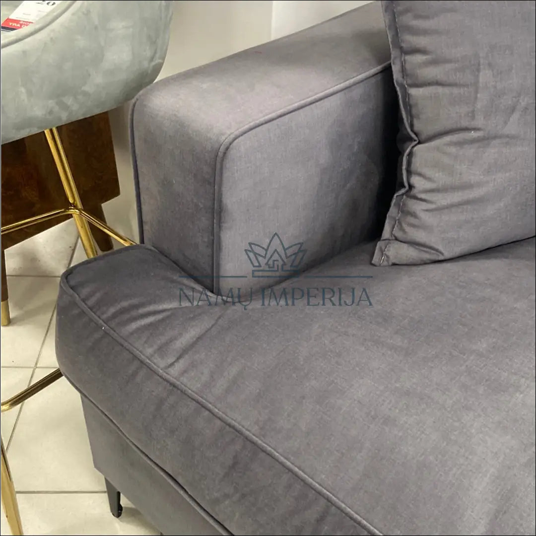 Sofa MI441 - €796 Save 10% __label:Pristatymas 1-2 d.d., color-pilka, material-aksomas, minkšti, notouch10 Virš