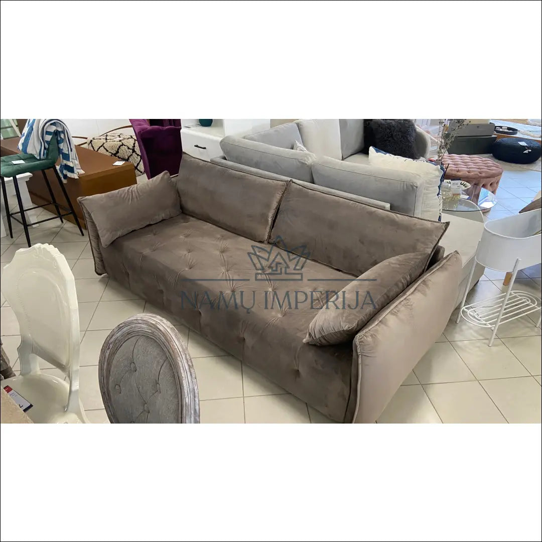 Sofa MI495 - €1,000 Save 50% __label:Pristatymas 1-2 d.d., color-ruda, material-aksomas, minksti, over-200 Virš
