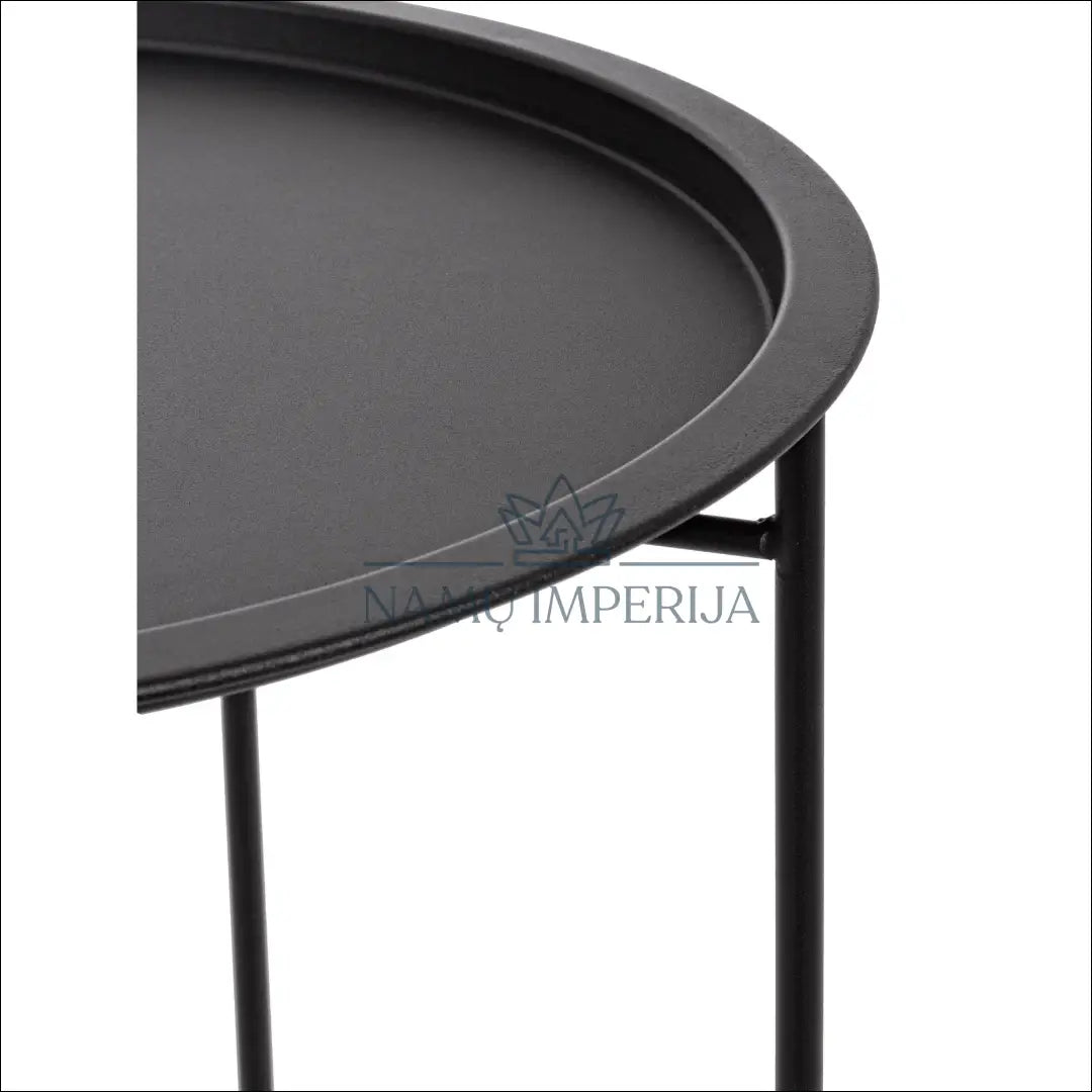 Šoninis staliukas SI1122 - €18 Save 55% __label:Pristatymas 1-2 d.d., color-juoda, material-metalas, miegamojo,