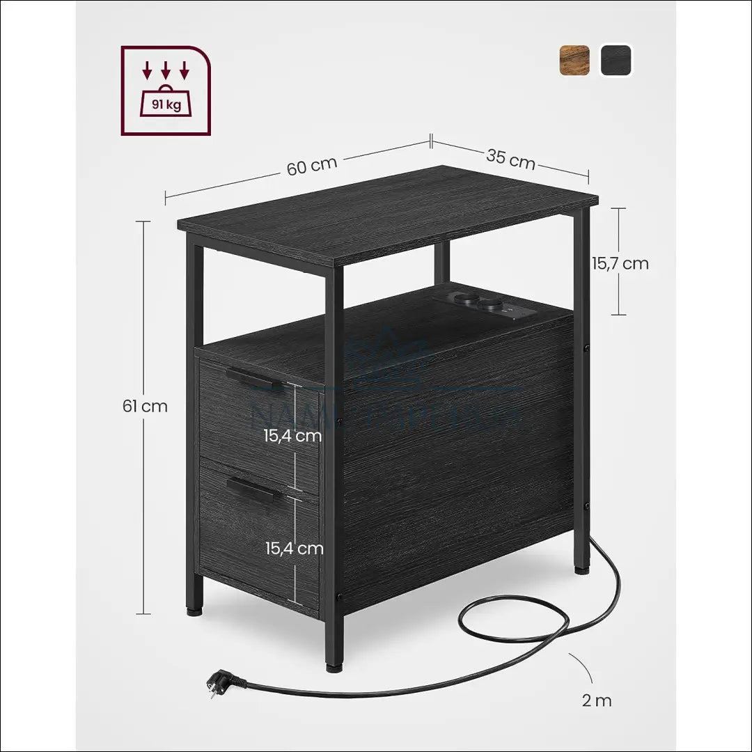 Šoninis staliukas SM501 - €107 Save 10% 100-200, __label:Pristatymas 5-14 d.d., miegamojo, notouch10, song