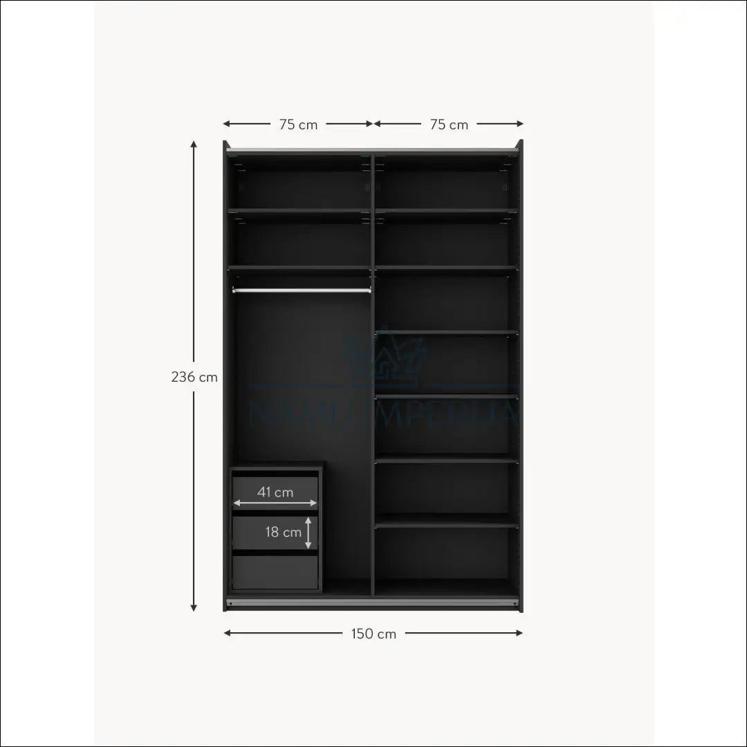 Spinta stumdomomis durimis GI252 - €630 Save 65% __label:Pristatymas 1-2 d.d., biuro-baldai, color-juoda,