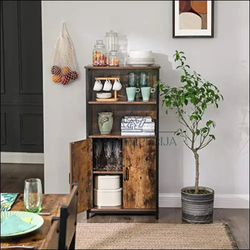 Spintelė SM1670 - €191 Save 30% 100-200, __label:Pristatymas 5-14 d.d., notouch30, song, spalva-ruda 60x35x124.5cm