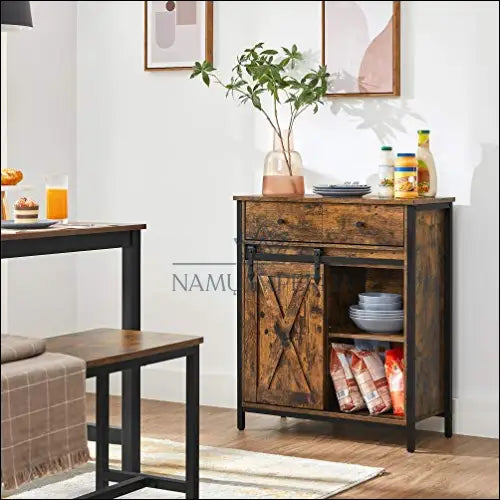 Spintelė SM1673 - €144 Save 10% 100-200, __label:Pristatymas 5-14 d.d., komodos, notouch10, song 70x30x80cm / Ruda