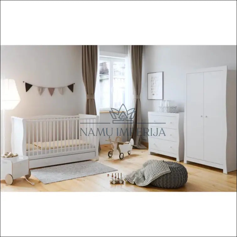 Stalčius po lovyte KI853 - €49 Save 55% 25-50, color-balta, kita, material-mediena €25 to €50 Cribs & Toddler