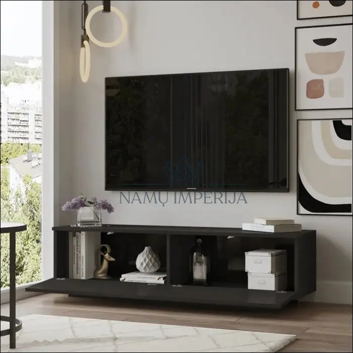 TV staliukas SI637 - €63 Save 65% 50-100, __label:Pristatymas 1-2 d.d., color-juoda, material-mediena, spec €50