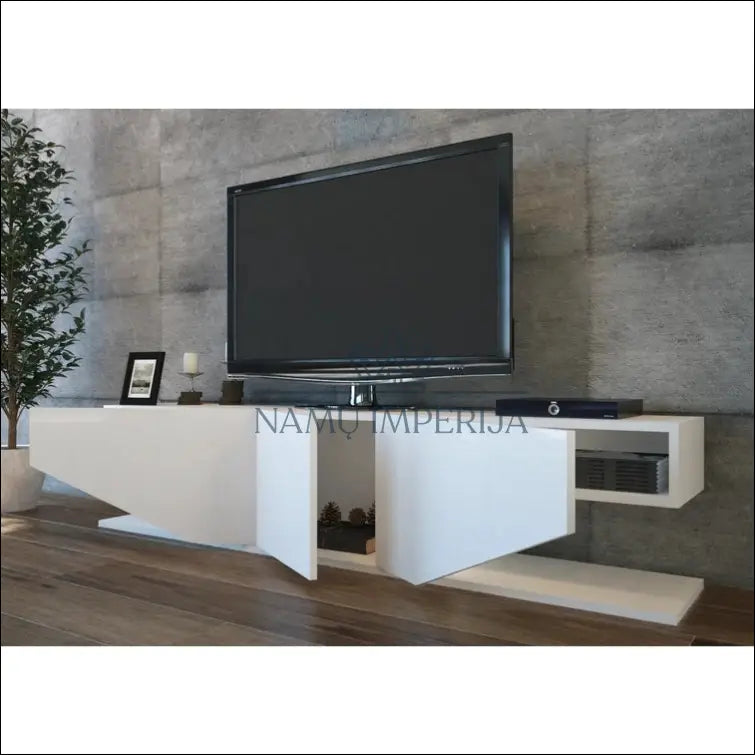 TV staliukas SI764 - €76 Save 60% 50-100, __label:Pristatymas 1-2 d.d., color-balta, material-mediena, pazeistas