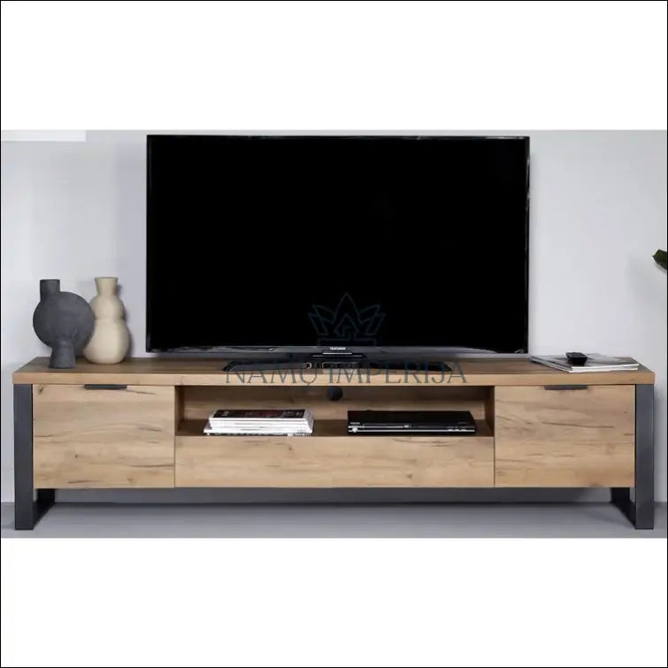 TV staliukas SI917 - €143 Save 65% 100-200, __label:Pristatymas 1-2 d.d., color-pilka, color-ruda, material-mediena