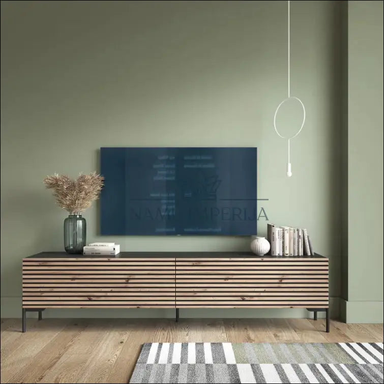 TV staliukas SI983 - €147 Save 50% 100-200, __label:Pristatymas 1-2 d.d., color-juoda, color-ruda, material-mdf