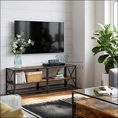 TV staliukas SM1249 - €157 Save 10% 100-200, __label:Pristatymas 5-14 d.d., notouch10, song, spalva-ruda 140x39x52cm