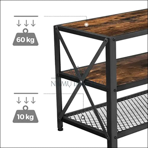 TV staliukas SM1249 - €157 Save 10% 100-200, __label:Pristatymas 5-14 d.d., notouch10, song, spalva-ruda 140x39x52cm