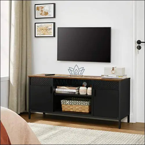 TV staliukas SM1254 - €174 Save 10% 100-200, __label:Pristatymas 5-14 d.d., NEW-SONGMICS, notouch10, spalva-juoda