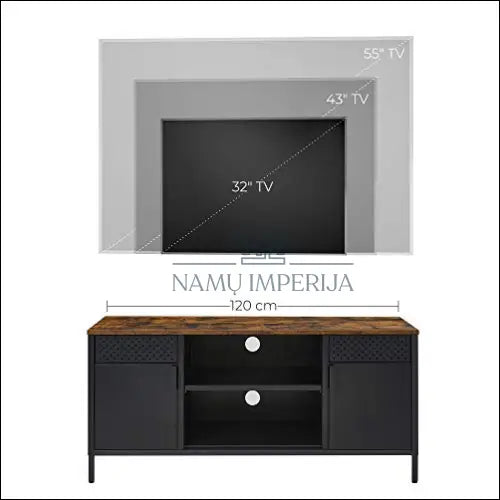 TV staliukas SM1254 - €174 Save 10% 100-200, __label:Pristatymas 5-14 d.d., NEW-SONGMICS, notouch10, spalva-juoda