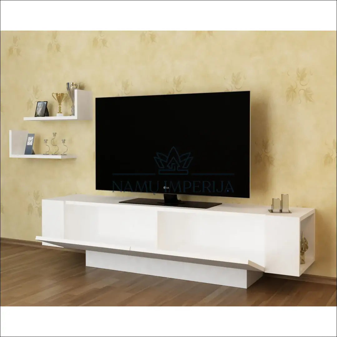 TV staliukas su pakabinamomis lentynomis SI1202 - €75 Save 50% 50-100, __label:Pristatymas 1-2 d.d., color-balta,