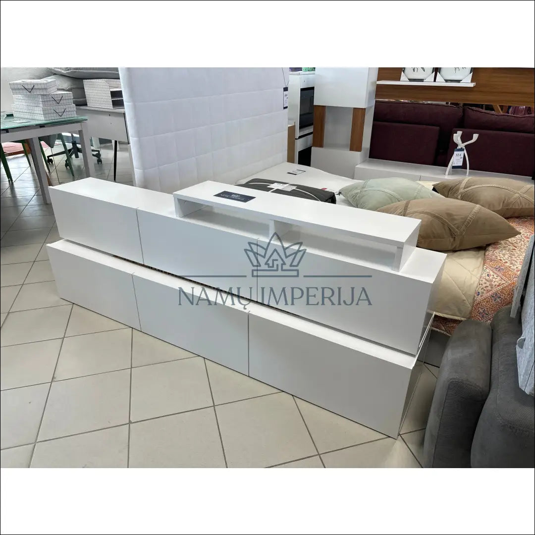 TV staliuko komplektas SI1265 - €70 Save 80% 50-100, __label:Pristatymas 1-2 d.d., color-balta, material-mediena,