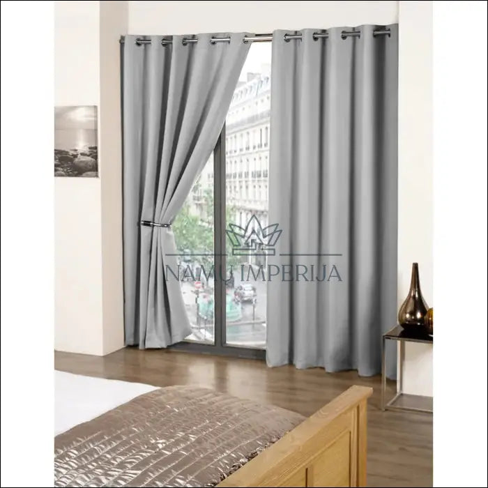 Užuolaidų komplektas (2vnt) DI2624 - €20 Save 65% __label:Pristatymas 1-2 d.d., color-pilka, material-poliesteris,