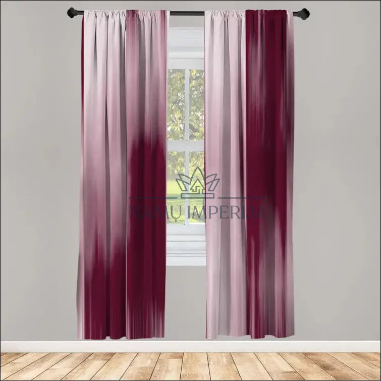 Užuolaidų komplektas (2vnt) DI3006 - €19 Save 65% __label:Pristatymas 1-2 d.d., color-rozine, color-violetine,