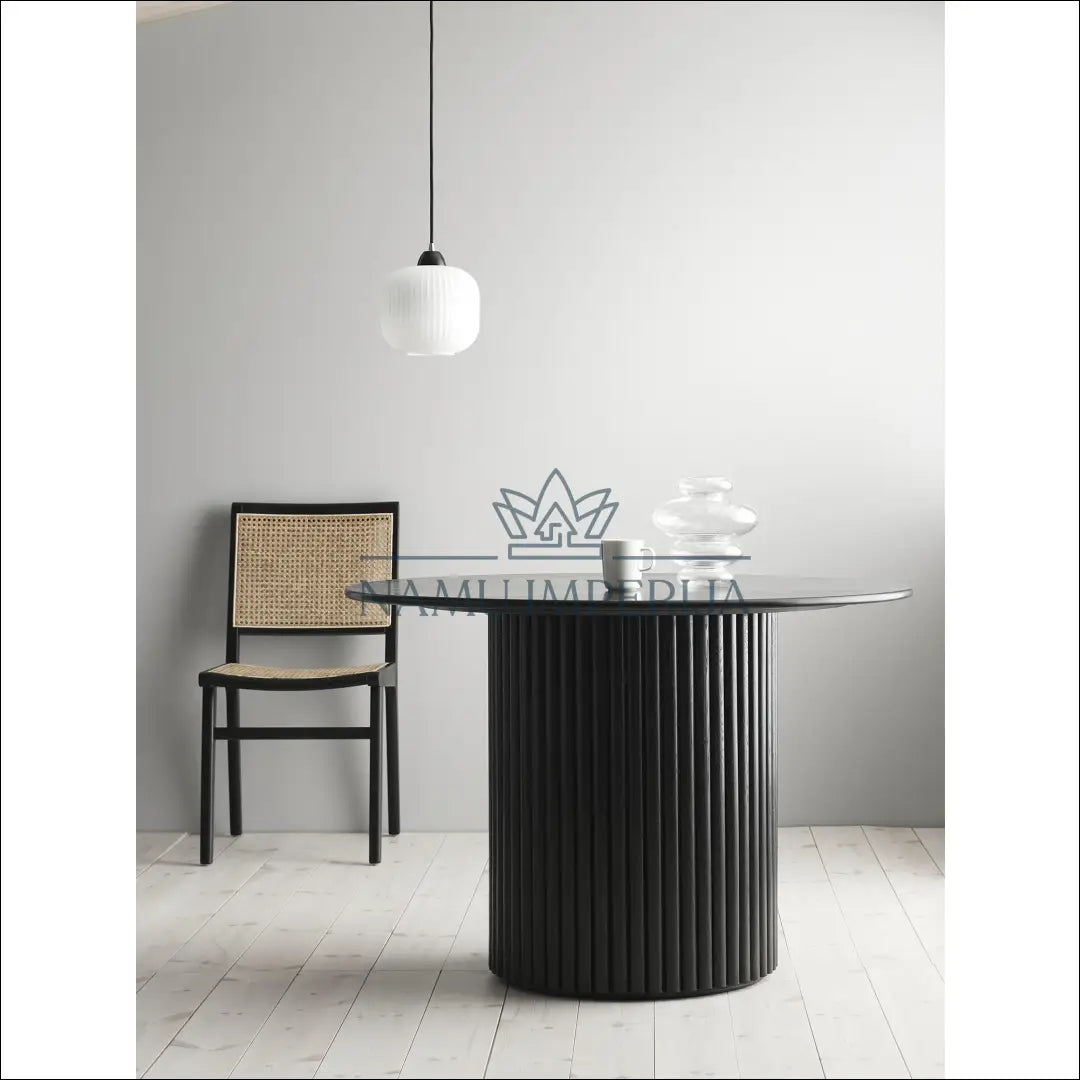 Valgomojo stalas VI390 - €525 Save 65% __label:Pristatymas 1-2 d.d., color-juoda, material-mdf,