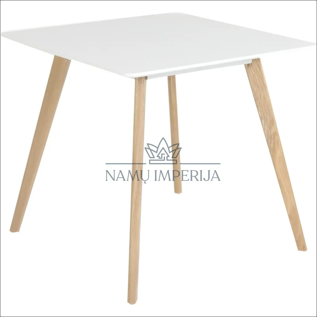 Valgomojo stalas VI395 - €91 Save 65% 50-100, __label:Pristatymas 1-2 d.d., color-balta, color-ruda, material-mdf