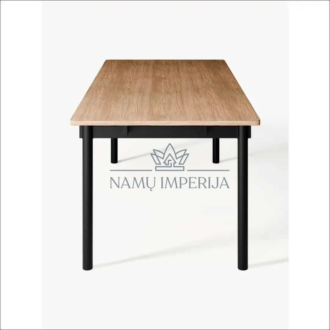 Valgomojo stalas VI572 - €400 Save 60% __label:Pristatymas 1-2 d.d., color-juoda, color-ruda, material-mdf,