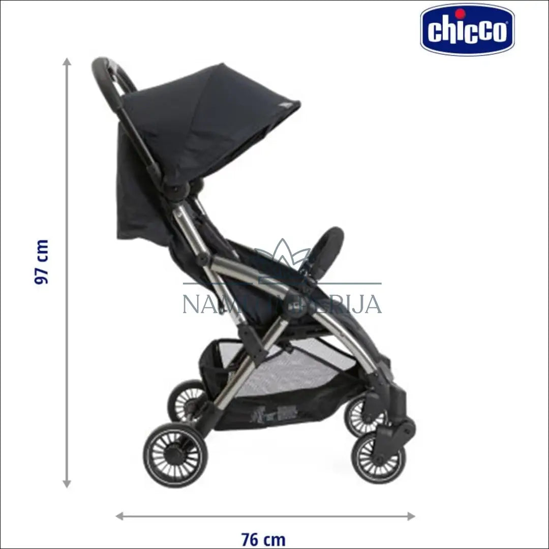 Vežimėlis ’Chicco’ KI805 - €130 Save 50% 100-200, __label:Pristatymas 1-2 d.d., color-juoda, kita,