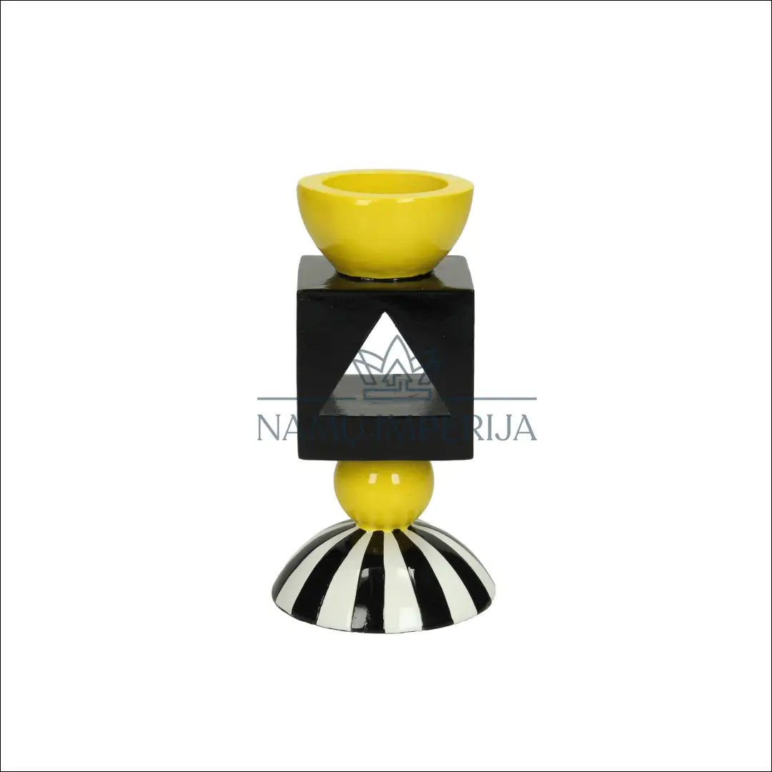Žvakidė DI6547 - €12 Save 50% color-balta, color-geltona, color-juoda, interjeras, material-keramika Iki €25